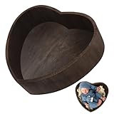 Corazón para fotografía de recién nacidos: el tamaño será adecuado para accesorios de fotografía de niñas y niños recién nacidos o pequeños, accesorios de canasta para bebés recién nacidos