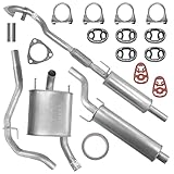  Auspuffanlage Schalldämpferset Auspuff für Opel Vectra C 1.9 CDTI
