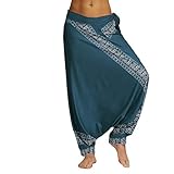 Vielseitig, kann als Hose mit tiefem Schritt oder bequemer Jumpsuit getragen werden