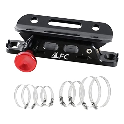 Mfc New Universal Aluminum Adjustable Roll Bar Fire Extinguisher Mount Bottle Holder Bracket With 8 Clamps Compatible With For Jeep Wrangler Tj Jk Jku Jl Utv Polaris Rzr Ranger #TOP13
