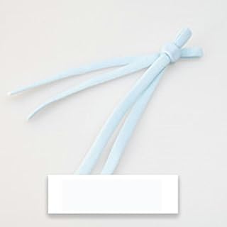 50 Uds. Cordón de banda elástica con hebilla ajustable, cordones elásticos para las orejas, cuerda para coser con correa para orejeras DIY, color azul cielo