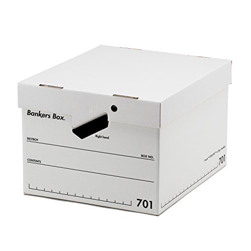 フェローズ バンカーズボックス 新701 A4サイズ 黒 3枚1セット 収納ボックス ふた付き 9621301