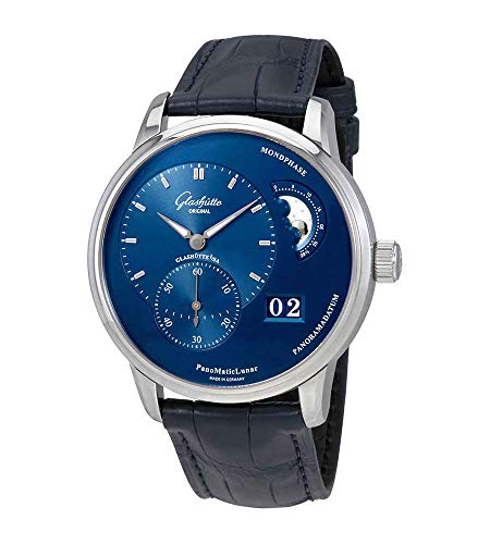 Glashutte PanoMaticLunar Automatic Blue Dial Men's Watch 1-90-02-46-32-35 41dBqIAYcqL