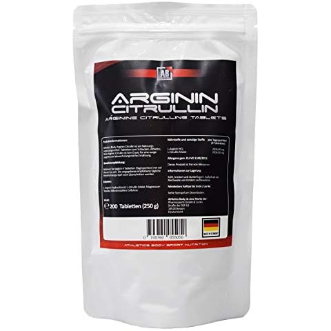 L-Arginin + L-Citrullin - 200 Tabletten- 1000 mg pro Tabletten Cover