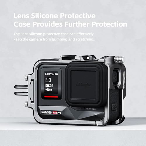 Image of Protective Metal Frame Case for Insta360 Ace /Ace Pro /Ace Pro 2 Action Camera Accessories (Metal Frame case for Insta360 Ace /AcePro) No Action Camera Included