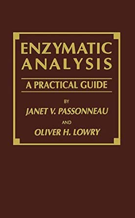 Enzymatic Analysis: A Practical Guide 2nd Edition book cover