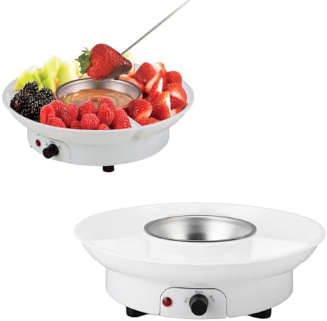 Electric Fondue Pot Set with 10 Forks, 25W 2-Gear Chocolate Cheese Melting Maker for Parties and Gifting — view 7