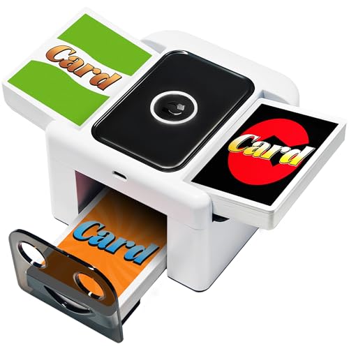 CrazyOwl Automatic Card Shuffler Machine, Card Shuffler and Dealer for 1–2 Decks, Quiet Rechargeable Electric Card Shuffler for Poker, Family Card Games & Card Games