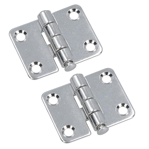 AB Tools Cabin Door Hinges 2 Pack Stainless Steel Boat Yacht Motor Home Locker Marine
