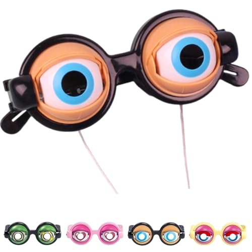 REALOKMAN Blinking Eye Glasses Kinetic Crazy Winking Prank Glasses Funny Novelty Gag Gifts Prop for Party Jokes Costume