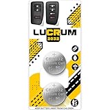 Key Fob Battery Replacement for Lexus, 2PCs CR2032 Batteries for Car Remote Key for Lexus ES, GS, is, LX, NX, RC, RX 2015-2020 CR 2032