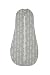 ergoPouch 0.2 Tog Swaddle and Sleep Bag, Grey Fern, 3-12 Months