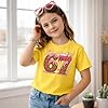 Six Seven Funny Meme Girls T Shirt 67 Waffle Numbers Graphic Novelty T-Shirt Sweet Tee Royal Blue 7-8Y #2