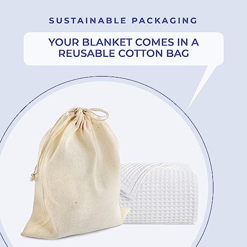 Kotton Culture Twin Size Throw Blanket For Couch 100% Cotton Breathable All Season Bed Blanket Lightweight Waffle Weave Pattern Soft Blanket For Home Traveling Camping 68X90 Inches (Dusty Pink) #TOP5