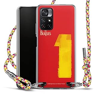 Carry Case kompatibel mit Xiaomi M4 Pro 5G Hülle mit Band Handykette zum Umhängen Bunt The Beatles Band Musik - Les Beatles, Paul McCartney, John Lennon, RIngo Starr, George Harrison