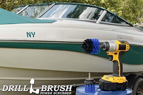 Image of Aquatic Cleaning Supplies - Pool Accessories Kit - Brush for Pool Maintenance and Upkeep - Pool Liner Cleaning Solutions - Pool Cleaning Brush - Diving Board Cleaning Brush -Boat Carpet Cleaner Tools
