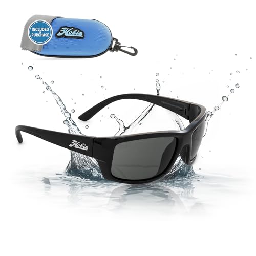 Image of Hobie Snook Men's Polarized Wrap Sport Sunglasses - Large Fit, Full-Coverage, Floatable Frames, Multiple Lens Options