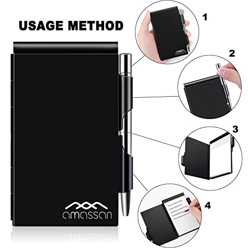 Carnet de notes en métal amassan pour ne plus perdre vos idées importantes en déplacement