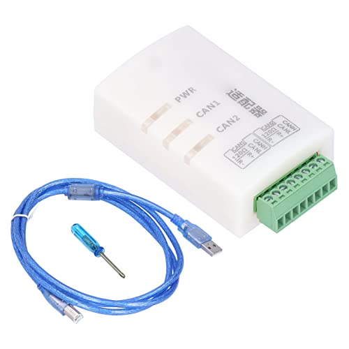 Dual Channel CAN USB Adapter | 16000 Frames/Sec CAN Bus Analyzer | Supports CAN2.0A / B for Automotive/Industrial Use | with Isolation