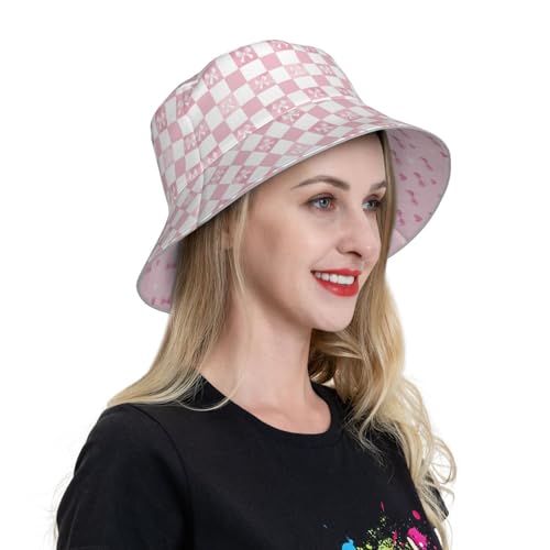 Image of Bucket Hat Double-Side-Wear Reversible Sun Hat Beach Travel Hiking for Women Men