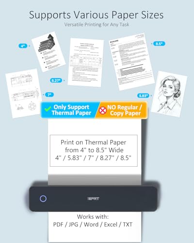 Image of iDPRT Inkless Portable Printer for Travel