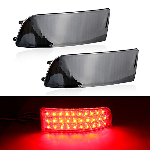 2 Peças Lâmpada De Travagem Traseira Traseira Com Luz Reflectora Do Pára Choques Traseira Para Merce
