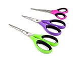 Pro Iron Easy Grip Stainless Steel Multi-Purpose Scissors for for Fabric, Leather, Canvas, Vinyl, Pa