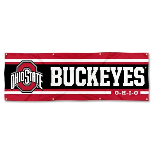 Pancarta Ohio State Buckeyes lona grande decorativa pared exterior