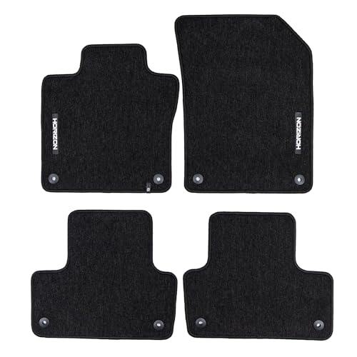 FROGUM Horizon Tapis Auto Velour Moquette pour Volvo XC60 II Depuis 2017| Inodores | avec Fixations | Pratiques et élégants