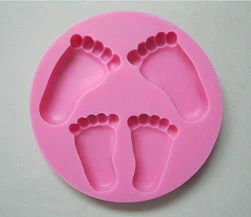 Beautiful Baby foot shape Silicone 3D Mold Cookware Dining Bar Non-Stick Cake Decorating fondant soap mold--242