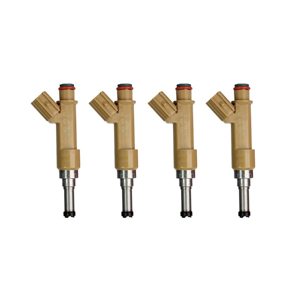 Yhzrdmsk One Color Car Petrol Injector 4Pcs Injector Nozzle Fuel 23250-0T010 23209-39146 2320939146 232500T010 For Corolla For Matrix For Scion 1.8L 2008-2018