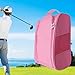 Aosekaa Golf Shoe Bag Sports Storage Bags with Ventilation Lightweight Travel Shoes Bag Carrier for Outdoor Workouts Gym Football, Pink