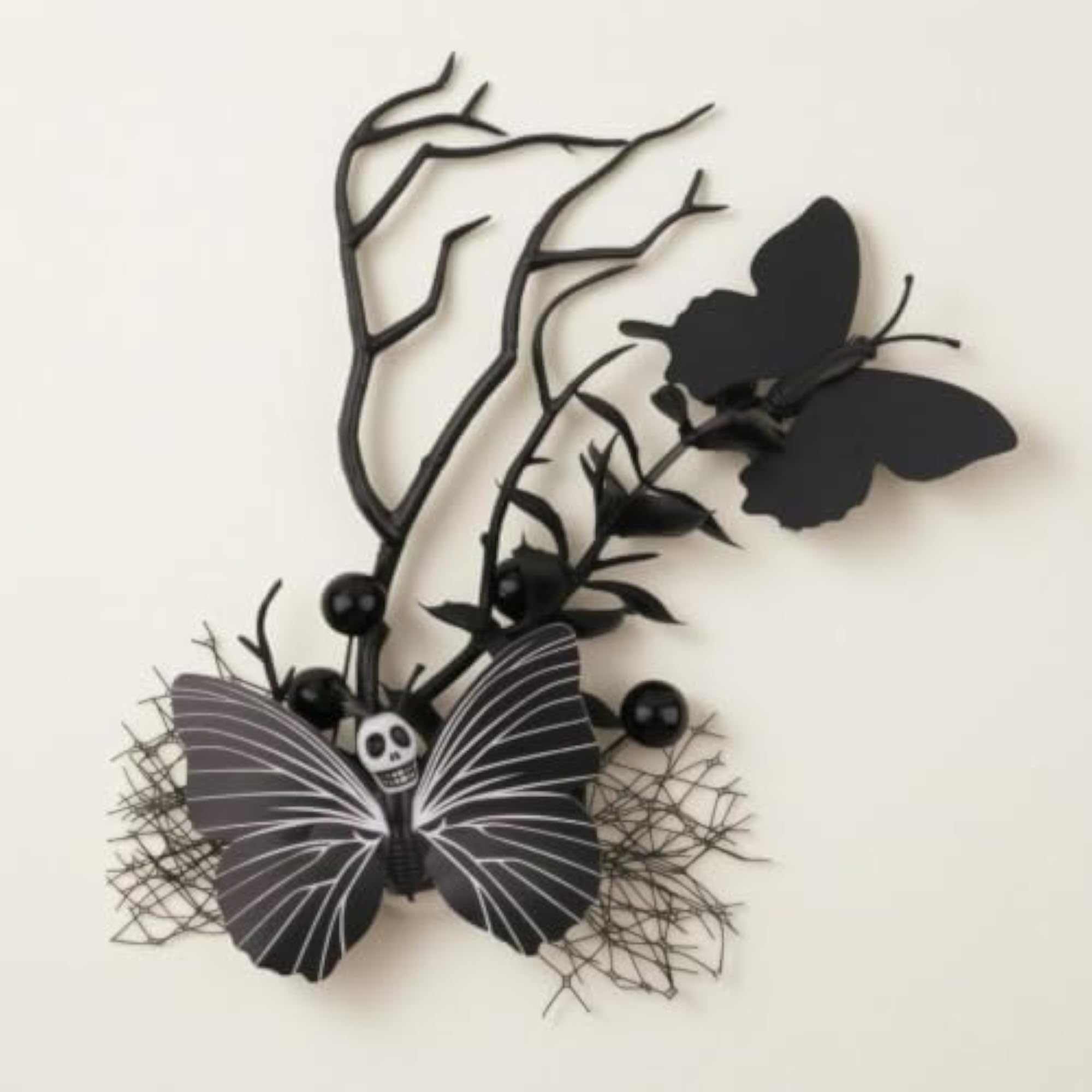 Black Mesh Gothic Hair Clip, Lightweight