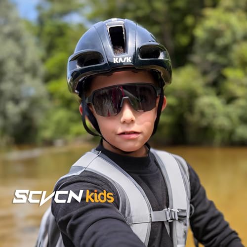 SCVCN Youth Sports Sunglasses for Boys Girls Baseball Cycling Glasses Kids,Lightweight,UV400 Protection, Ages 6–12 S9032 — view 3