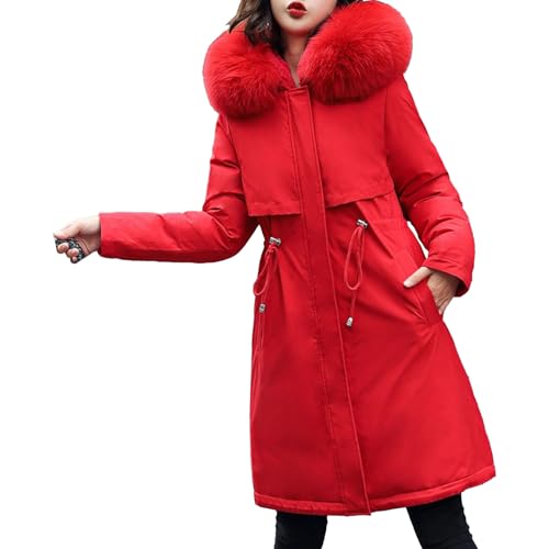 Parka d'hiver longue et chaude pour les promenades urbaines sous la neige