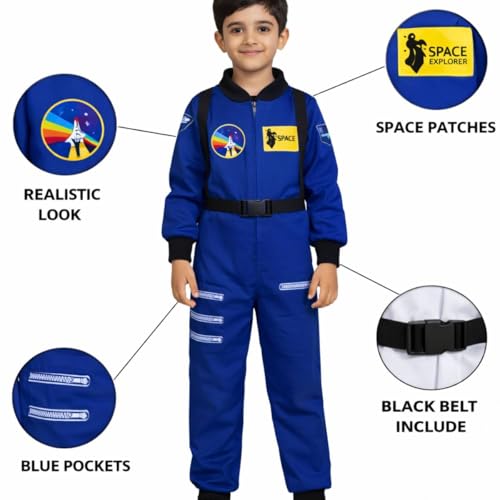 Image of FancyDressWale Community Helper & Career Role Play Costume for Fancy Dress Pilot, Navy, Army, astronaunt, Police Costumes