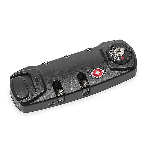 Tiardey 2 Pièces Serrure de Valise à Combinaison Douanière - Fixation de Bagage pour Conversion de Compartiment à Bagages