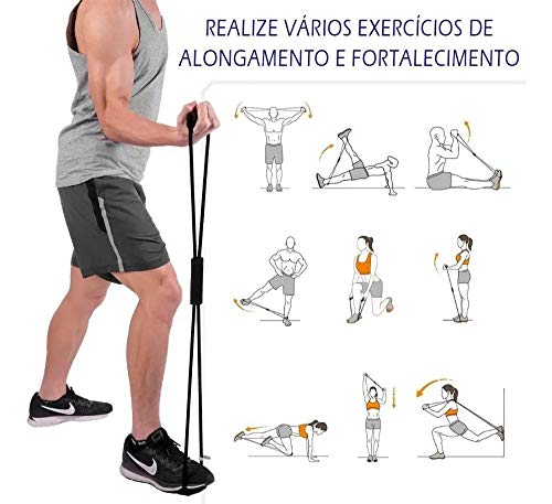 Elástico Tensão Multifuncional Crosstube - Vermelho - Mbfit