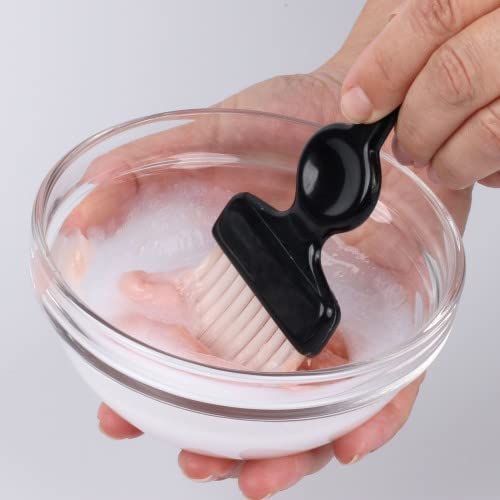 Tahe Paletina para aplicar el tinte sobre el cabello, color negro y blanco, de diseño ergonómico