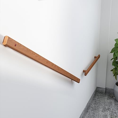 Rampe d'escalier en bois haut de gamme avec garde-corps robuste - 6