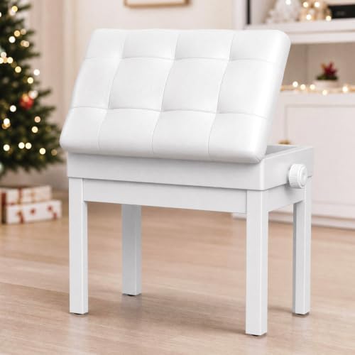 MAMIZO Banqueta Piano Regulable Altura 48-58 CM, Banco Piano