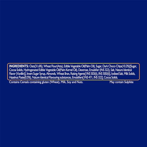 Image of McVitie's Hobnobs Hazelnut & Dark Choco-chip Cookies, 75g Pack of 5