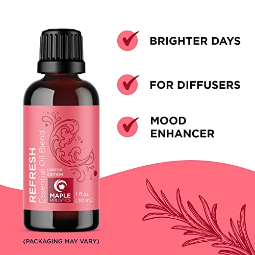 Pink Grapefruit Essential Oil Blend - Refreshing Citrus Essential Oil Blend For Diffusers With Lime Essential Oil Grapefruit Oil And Eucalyptus Essential Oil - Sweet Aromatherapy Citrus Oil Blend #TOP2