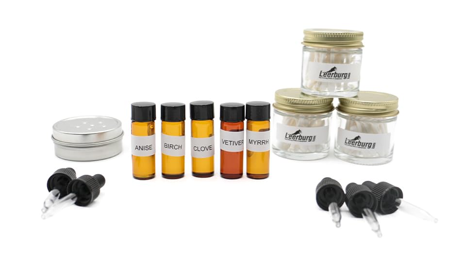 Leerburg UKC Nosework Kit – Civilian Scent Work Dog Training Set with Earth Magnet Boxes, Includes Anise, Birch, Clove, Myrrh & Vetiver Essential Oils - image 2