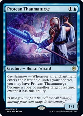 Magic: The Gathering - Protean Thaumaturge - Foil - Theros Beyond Death
