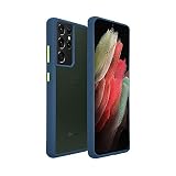 シズカウィル Galaxy S21 Ultra 5G docomo SC-52B アクティブハイブリッド ケース カバー 米軍MIL規格準拠 スマホケース Blue色