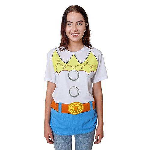 Disney Toy Story I Am Jessie Costume T-shirt(XL, White)