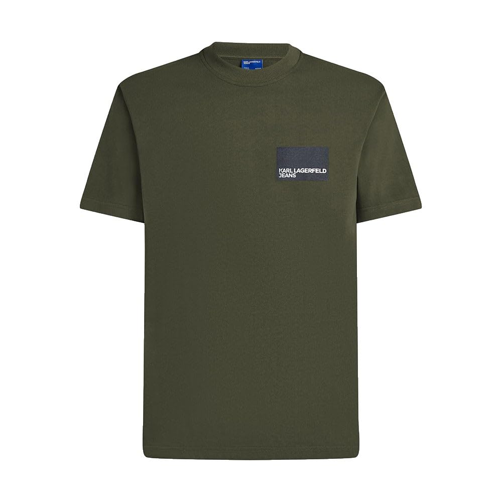 Karl Lagerfeld Jeans, Herren, Normales Kurzarm-T-Shirt Mit Box-Logo, Normale Passform