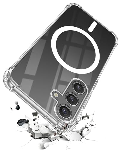 Image of Jkobi Shockproof Crystal-Clear Back Cover for Samsung Galaxy S24 (Magsafe Wireless Support | Drop & Camera Protection | Hard Polycarbonate)