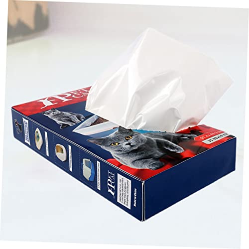 Sosoport 30 Peças suprimentos para gatos resina recipiente sacos de lixo bolsa de areia para gatos b